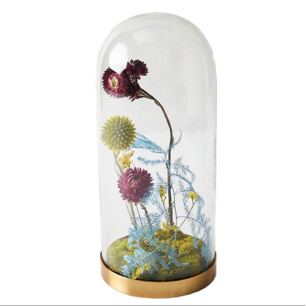 Floral Curiosity Cloche | Pink & Eucalyptus
